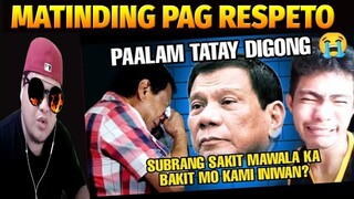 MATINDING PAG RESPETO SA DATING PANGULONG DUTERTE REACTION VIDEO