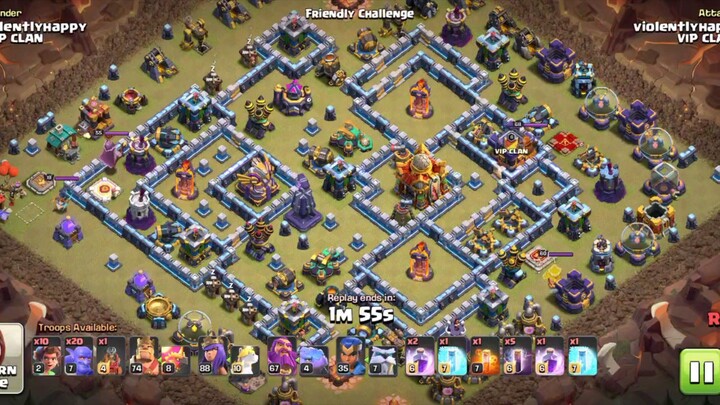 TH16  ATTACK ROOT RIDER BOWLER BAT SPELL