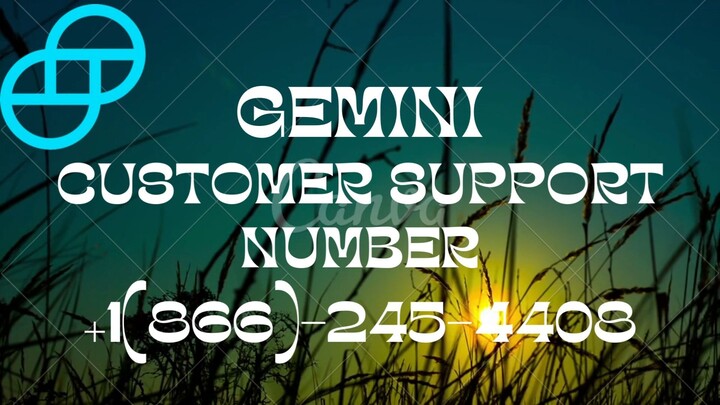 Gemini support number+1866-245-4408 Helpline Number☎️☑️