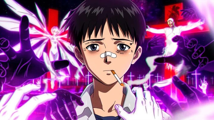Shinji motion amv anime Evangelion (Unlike Pluto - Sadness Can’t Catch me)