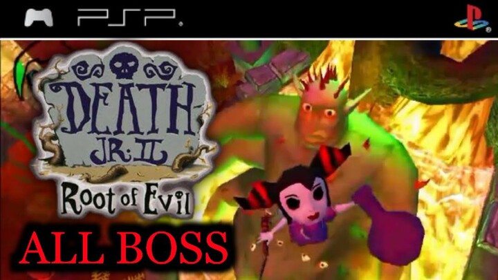 Death Jr. 2: Root of Evil - All Boss (Playstation Portable)