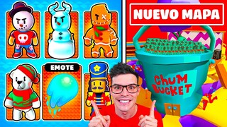 SKINS NAVIDAD & EMOTE *BOLA DE NIEVE*  en STUMBLE GUYS 0.61! 😱