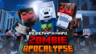 AKU BERTAHAN HIDUP BEBERAPA HARI, DI MINECRAFT ZOMBIE APOCALYPSE!