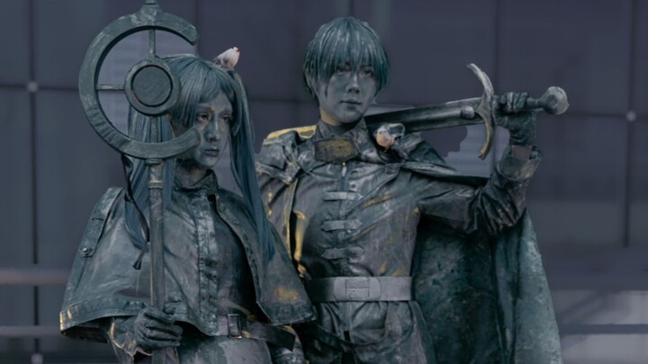 The most realistic statues ever! Life-size statues of Fulilian and Sinmer