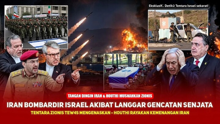 IRAN TANPA AMPUN SERANG ISRAEL! Tentara Israel T3was Mengenaskan, Rudal Houthi Ampuh