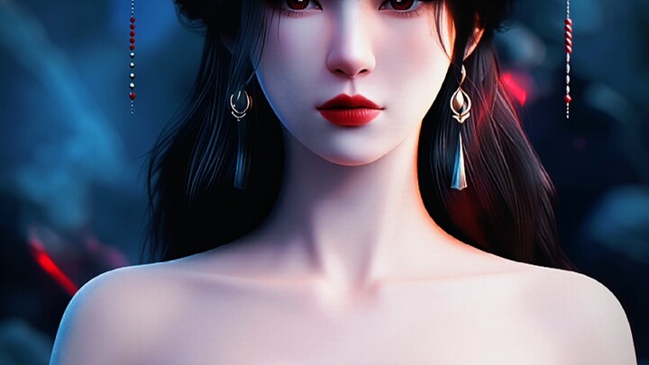 Koleksi busana overbust para dewi anime Tiongkok