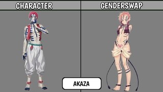 DEMON SLAYER CHARACTERS GENDERSWAP PART #2  || PlayNetCity 2022