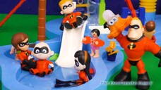 Incredibles 2  Baby Jack Jack Joins PJ Masks at the Waterpark