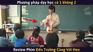 Thầy Giáo Mang Heo Đến Trường Để Dạy Học || Review Phim