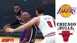 Chicago Bulls vs LA Lakers Full Game Highlights | January 8, 2021 | NBA 2K21
