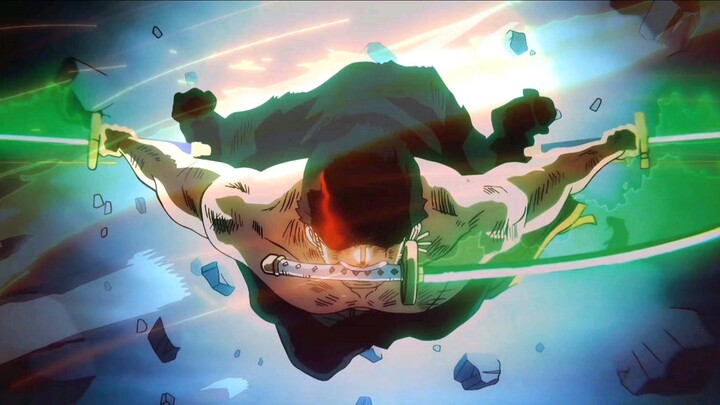 Detik-detik Zorro mengalahkan King (One Piece)
