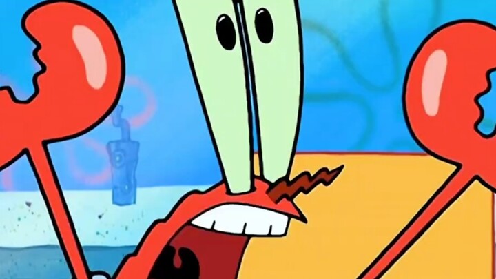 SpongeBob: Old Crab was startled just as he was about to open for business