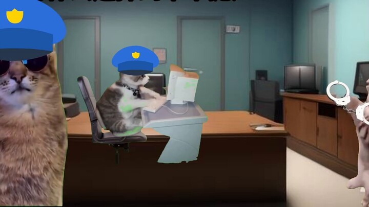 【Cat meme】Go to investigate a case with momo: A charred corpse was found in a deserted mountain