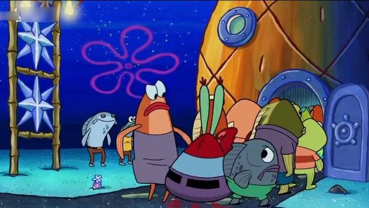 SpongeBob resigned from the Krusty Krab and opened a new SpongeBob King!