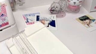 Chỉ 0,5! Máy ảnh chụp lấy liền Gintama xé phim! Một cách rất miễn phí để gửi đồ miễn phí! Đầy cảm gi