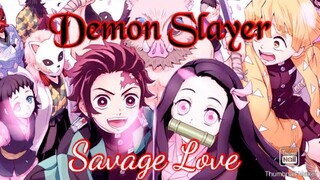 Nezuko demon slayer Savage love AMV