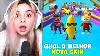 JOGUEI com TODAS as SKINS da NOVA ATUALIZAÇÃO 0.40 do STUMBLE GUYS!! QUAL É A MELHOR? KKKK