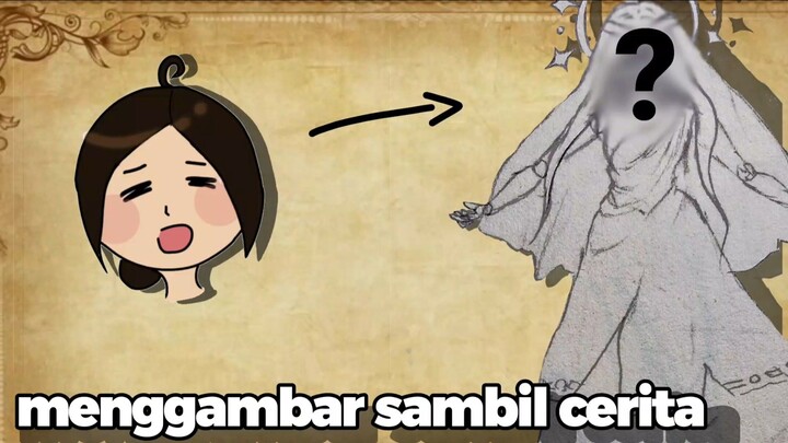 gambar oc  sambil ceritain latar belakangnya dengan atsya lagi