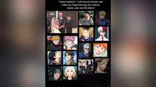 HAHAHA animeboys levi armin naruto shoto kenma eren kageyama hinata sukuna nanami mikey natsu foryo