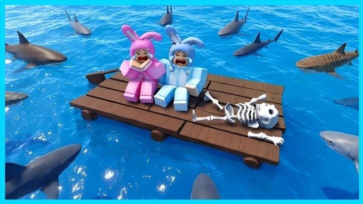 MIPAN & ZUZUZU Terdampar Di Lautan Dan Buat Perahu Dari Miskin Sampai Kaya! ROBL