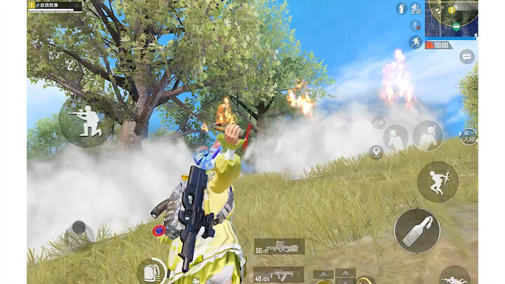 Just playing PUBG Mobile