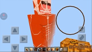CÁCH TRIỆU HỒI CON TITAN TO NHẤT TRONG MINECRAFT #funnygame