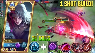 NEW HERO ARLOTT FIRST GAMEPLAY | BEST BUILD SPELL & EMBLEM ARLOTT TOP 1 GLOBAL -MOBILE LEGENDS