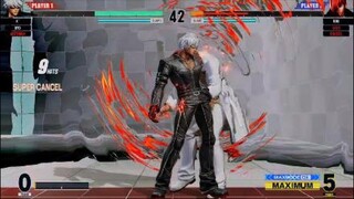 KOF15　最強K´　画面中央から決める10Hitコンボ　MAX締めで威力やばい