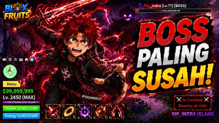 Cara Melawan Rip Indra Boss Tersulit di Blox Fruit! Guide Lengkap