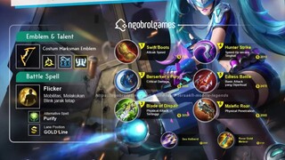 BUILD GAMEPLAY LAYLA TERBARU SAKIT NYA DI LUAR NURUL MENYALA ABANGKUHH🔥🔥🔥