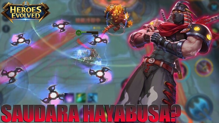 HAYABUSA PUNYA SAUDARA DI MOBA INI ?!? SKILLNYA IMBA BANGET! HATTORI HEROES EVOLVED