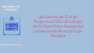 [Phiên âm tiếng Việt] Monday to Sunday - Daily Vitamin (Produce X 101)