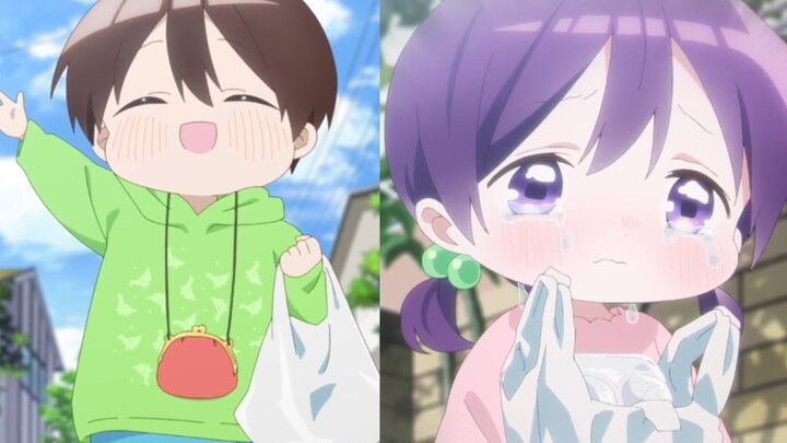 “Two little cuties on a shopping adventure~”