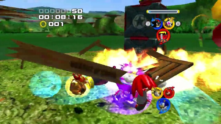 Team Dark Vs Team Sonic