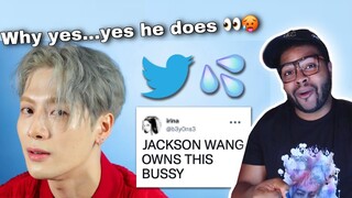 The Thighs Though 👀 | Jackson Wang Reads Thirst Tweets | REACTION