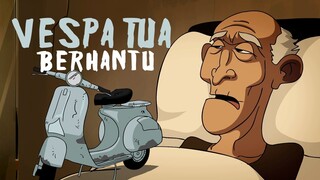 Vespa Tua Berhantu - Kartun Horor Lucu