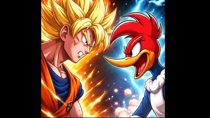 Goku vc pica pau
