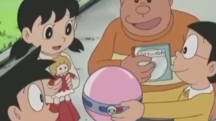 Doraemon mereka bahagia sekali
