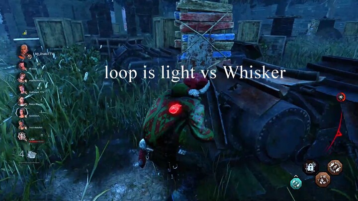 loop is light vs Whisker #deadbydaylight #dbd