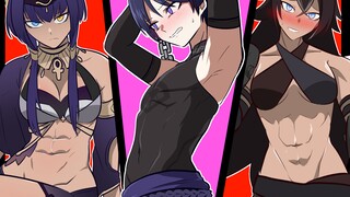 [เก็นชิน อิมแพกต์ พาโรดี้] พี่สาวกล้ามโต!
