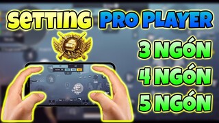 Hướng Dẫn SETTING PUBG Mobile Cho Người Mới Chơi | 2,3,4,5 Ngón