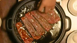 The correct way to open a Japanese sukiyaki pot, and what is the last dish? "The Wonderful Story of 