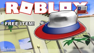 [FREE ITEM 2019!] How to get the INTERNATIONAL FEDORA - CHILE! | Roblox