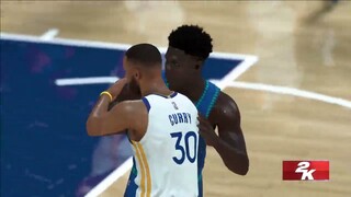 NBA2K22 FULL GAME HIGHLIGHTS I WARRIORS VS TIMBERWOLVES I  NBA Regular Season I January 27, 2022