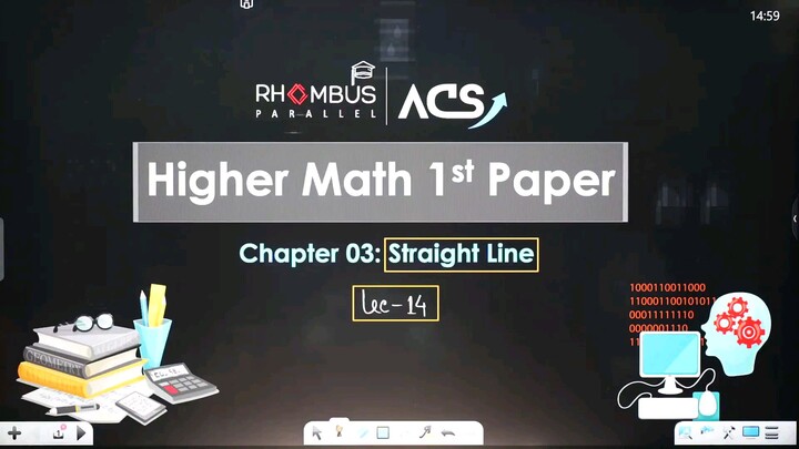 Highermath 1st Chapter-3,(Straight Line),Lecture-14, HSC26