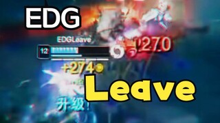 "สามดาบคริติคอลคือคำชมที่ดีที่สุดสำหรับผู้กล้า - EDG Leave"