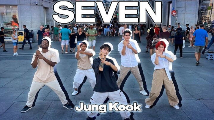 Spanish beauty performs Jung Kook - Seven (feat. Latto)