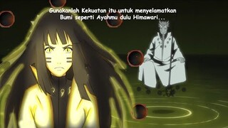 Himawari Menggunakan Kekuatan Kurama yang di beri Hagoromo melawan Jura - Boruto Vortex Chapter 9