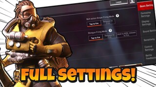 FULL SETTINGS APEX LEGENDS MOBILE INDONESIA #ApexLegendsMobile #WeReadyToStrive