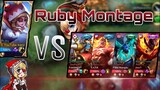 Ruby Montage | My last rank games for this Season 18 | Happy 100k Total views | Mobile Legend
